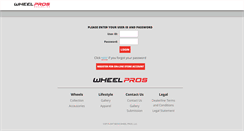 Desktop Screenshot of dealerline.wheelpros.com